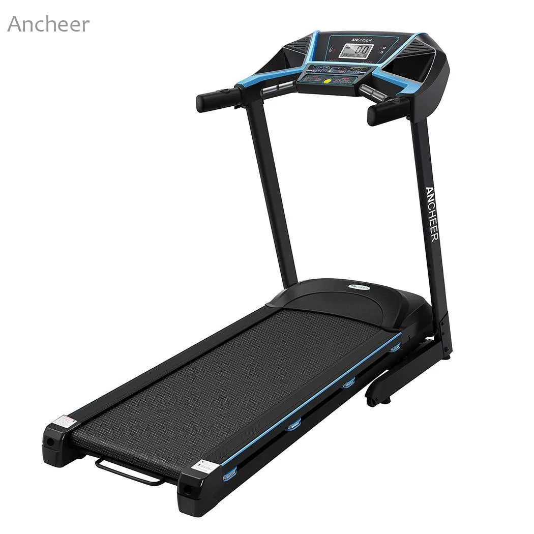 Новая электрическая беговая дорожка ANCHEER складная для фитнеса тренажеры