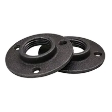 Производители поставляют 4 точки литой стальной фланец стены фиксированная труба DN15 Ретро ремесла книжные полки лампы