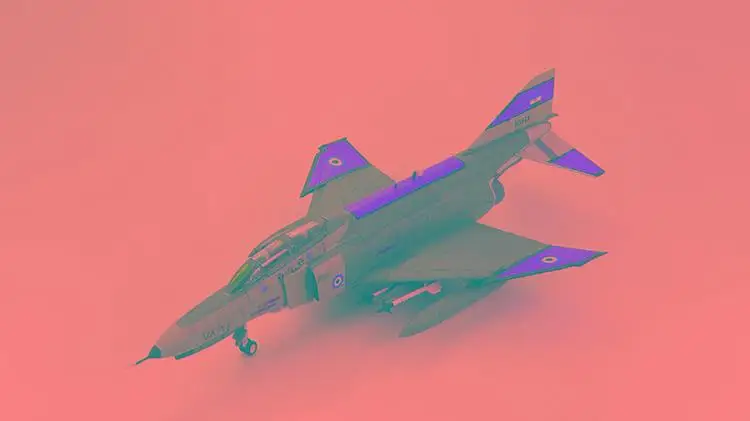 Мастер хобби Макдоннелл Дуглас F-4E Phantom II египетская 222 тактическая истребительная команда 76 эскадрилья 1/72 литая под давлением модель самолета