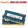 Hynix chipset 2GB 1Rx8 10600S PC3 DDR3 1333Mhz 2gb Laptop Memory Notebook Module SODIMM RAM ► Photo 2/2