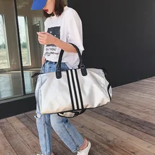 Новая спортивная и фитнес-сумка, девушка, несущая багажную сумку, большая Вместительная дорожная сумка на короткие расстояния