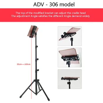 

Aluminum Alloy Tripod Mobile Phone Camera Ring Light Stand Photo Studio Video Background Tripod With Bluetooth Remote Control
