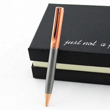 1 шт./партия Металлическая Шариковая Ручка розовое золото шариковая ручка из нержавеющей стали ядро офисные канцелярские роскошные подарочные ручки