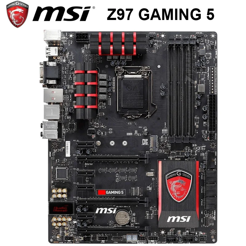 Lga 1150 Msi Z97 Gaming 5 Motherboard 1150 Intel Z97 Ddr3 32gb M.2 Pci-e  3.0 Original Desktop Msi Z97 Mainboard M.2 1150 Ddr3 - Motherboards -  AliExpress