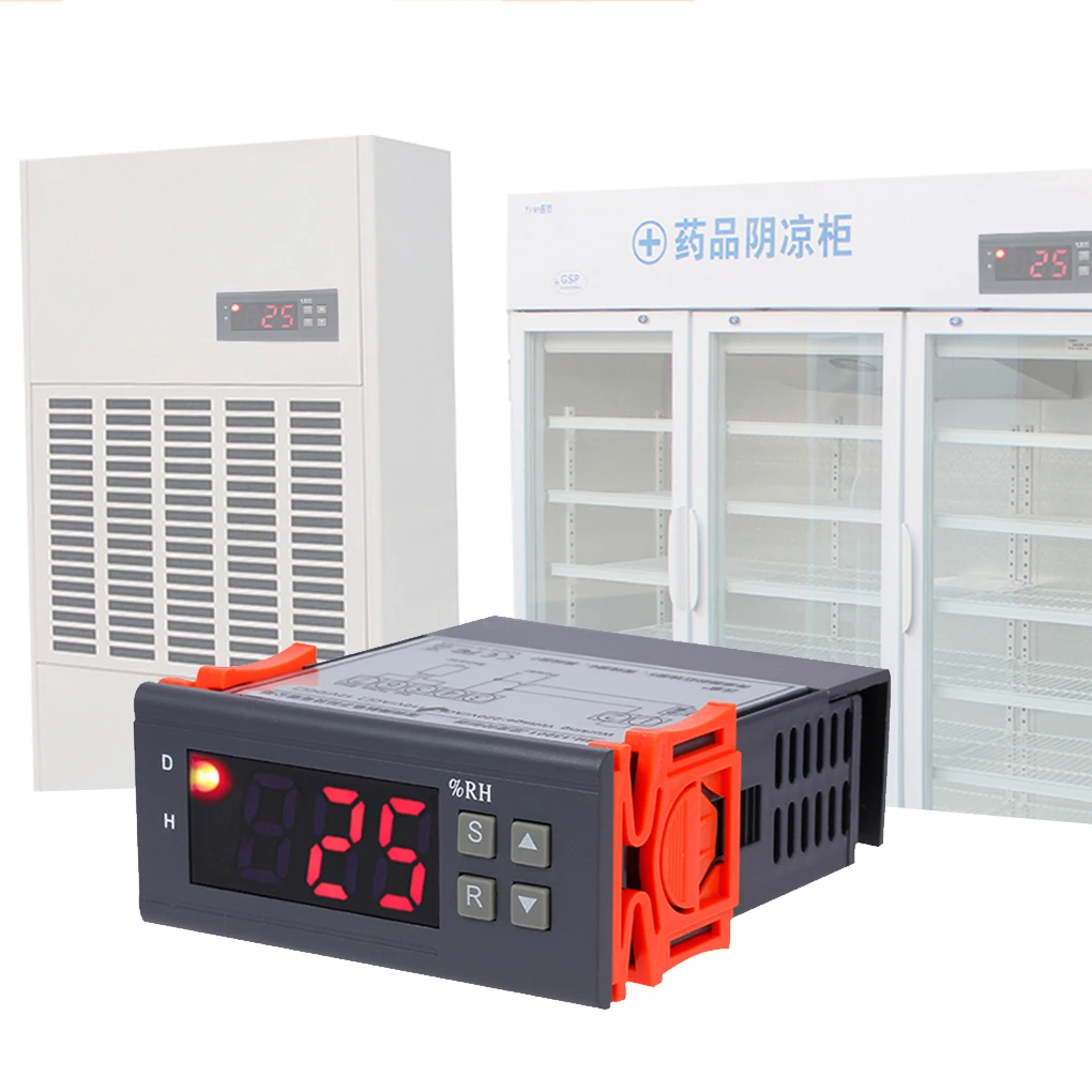 

New MH13001 AC220V Digital Air Humidity Controller 1%RH - 99%RH Hygrostat Humidistat Humidification Dehumidification Tool