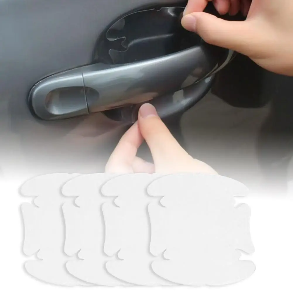 

70% HOT SALES 4Pcs Clear Universal Auto Car Door Handle Anti-Scratch Protective Film Cover