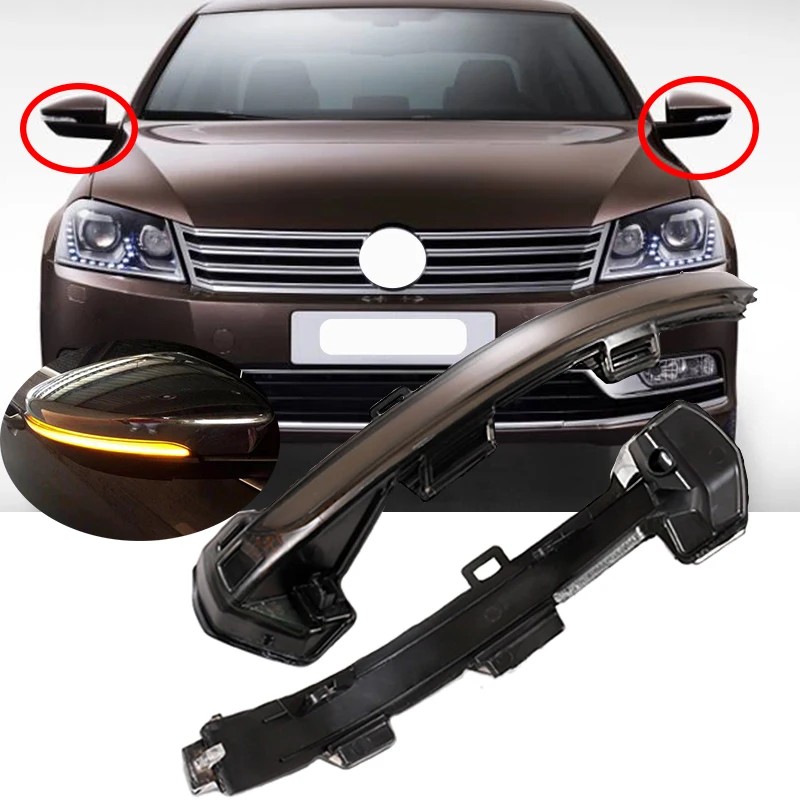 

Lofty Richy For VW Passat B8 2019 2020 Variant Arteon Light Mirror Indicator Sequential Dynamic Blinker LED Turn Signal