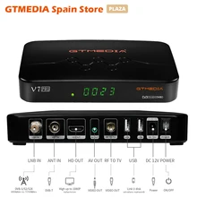 GTMEDIA-receptor de TV satelital V7 Pro, decodificador DVB S2 S2X T T2 Combo HEVC de 10 bits con USB, Wi-Fi, compatible con H.265, sintonizador SAT España ccam, novedad de 2020