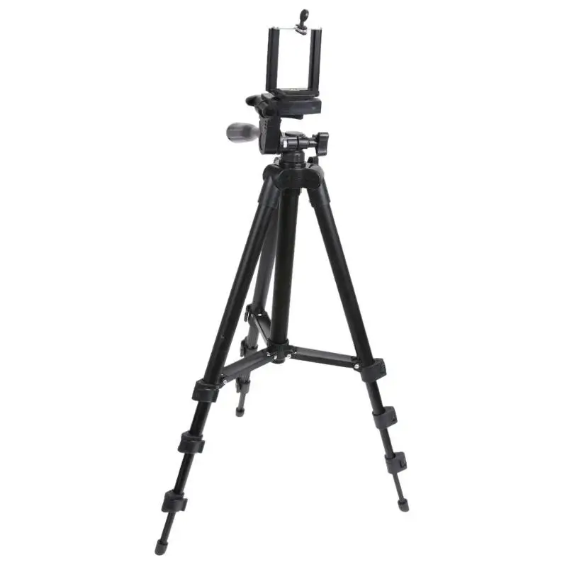 Professional Camera Tripod Photographic Travel Portable Tripod Fold Smart Phone Tripod for iPhone Samsung Galaxy With Carry Bag