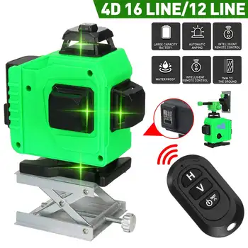 

16/12 Lines 4D Laser Level Green Beam Auto Self-Leveling 360 Horizontal And Vertical Super Powerful Laser Level Green Line