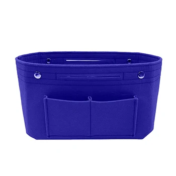 

Purse Organizer Felt Insert Bag Cosmetic Bags Organizer Multi Pockets Tote Bags In Bag For Storage Space Expansion -WT