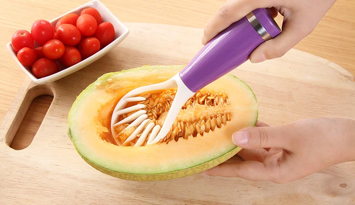 Household lazy artifact multifunctional melon and fruit digging meat to seed spoon J03