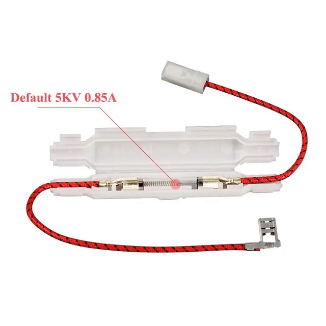 Fusibile Alta Tensione 5KV 0.8A Per Forni Microonde - Portafusibile Universale Bianco - Foto 3