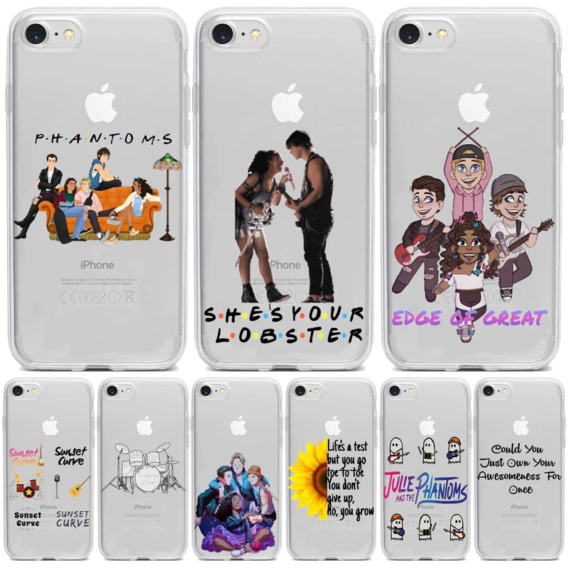 Julie and the Phantoms Sunset Curve Case For iPhone 12 mini Transparent Phone Cover 11 pro 6S 8 7 Plus XR XS Max | Мобильные