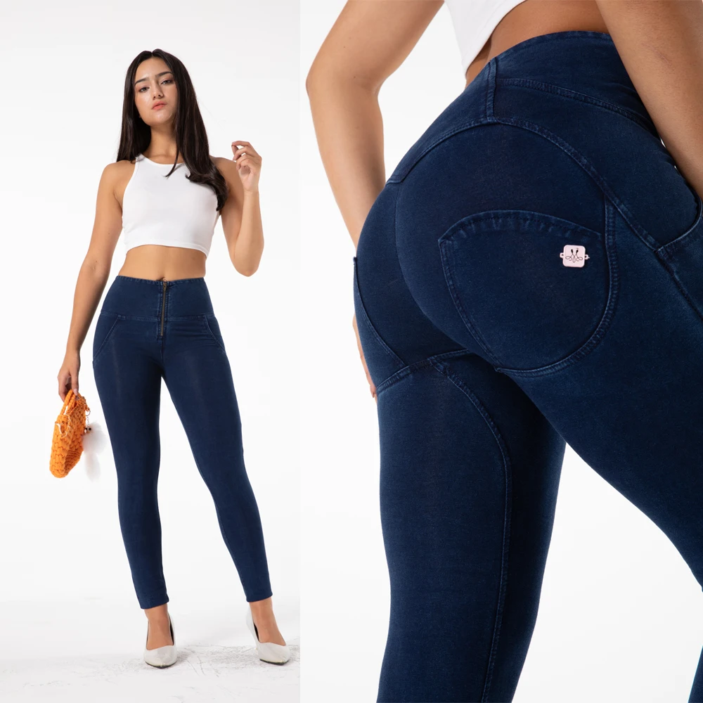 Calça jeans levanta o bumbum, calça jeans levanta o bumbum e modela justa  com cintura alta - AliExpress