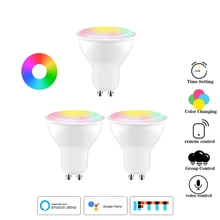 Wifi Smart Gu10 LED Leuchtmittel Strahler Control Mit Alexa Google Home IFTTT 4W RGBCW Tuya/smart Leben APP Smart Home Control