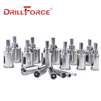 Drillforce 16-100mm scie cloche noyau foret ouvre outils de coupe pour Mable céramique verre avec foret central 6