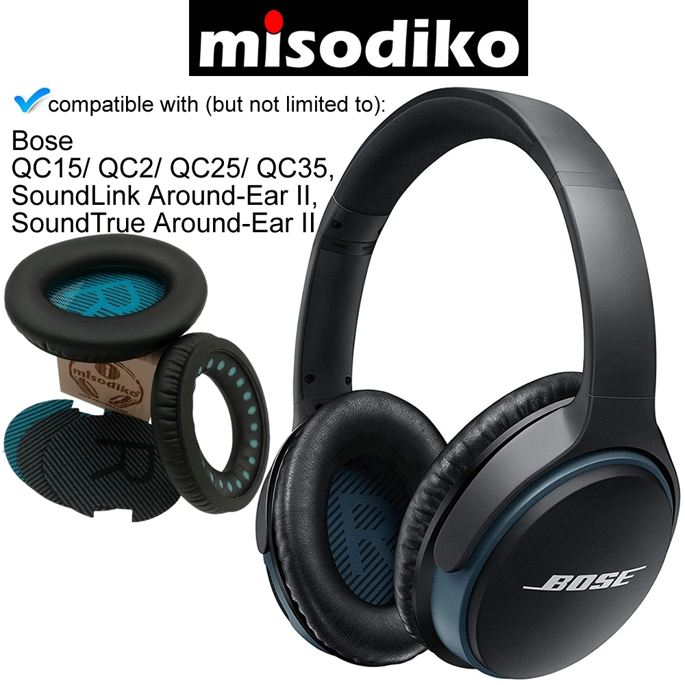 Сменные амбушюры misodiko наборы подушек для Bose quietкомфорт QC35 QC25 QC2 QC15 SoundTrue AE2 AE2i AE2w