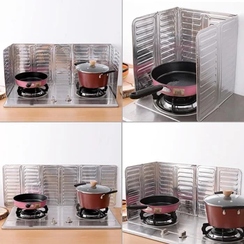 

Wall Oil Splash Guard Aluminum Foil Stove Shield Oil Splatter Screen Kitchen Tool Cooking Insulate Splash Proof Baffle [3]