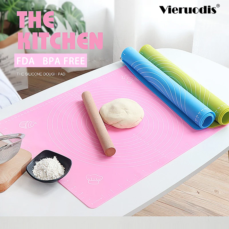

Nonstick Silicone Baking Mat for Oven Scale Rolling Dough Mat Baking Rolling Fondant Pastry Mat Non-stick Bakeware Cooking Tools