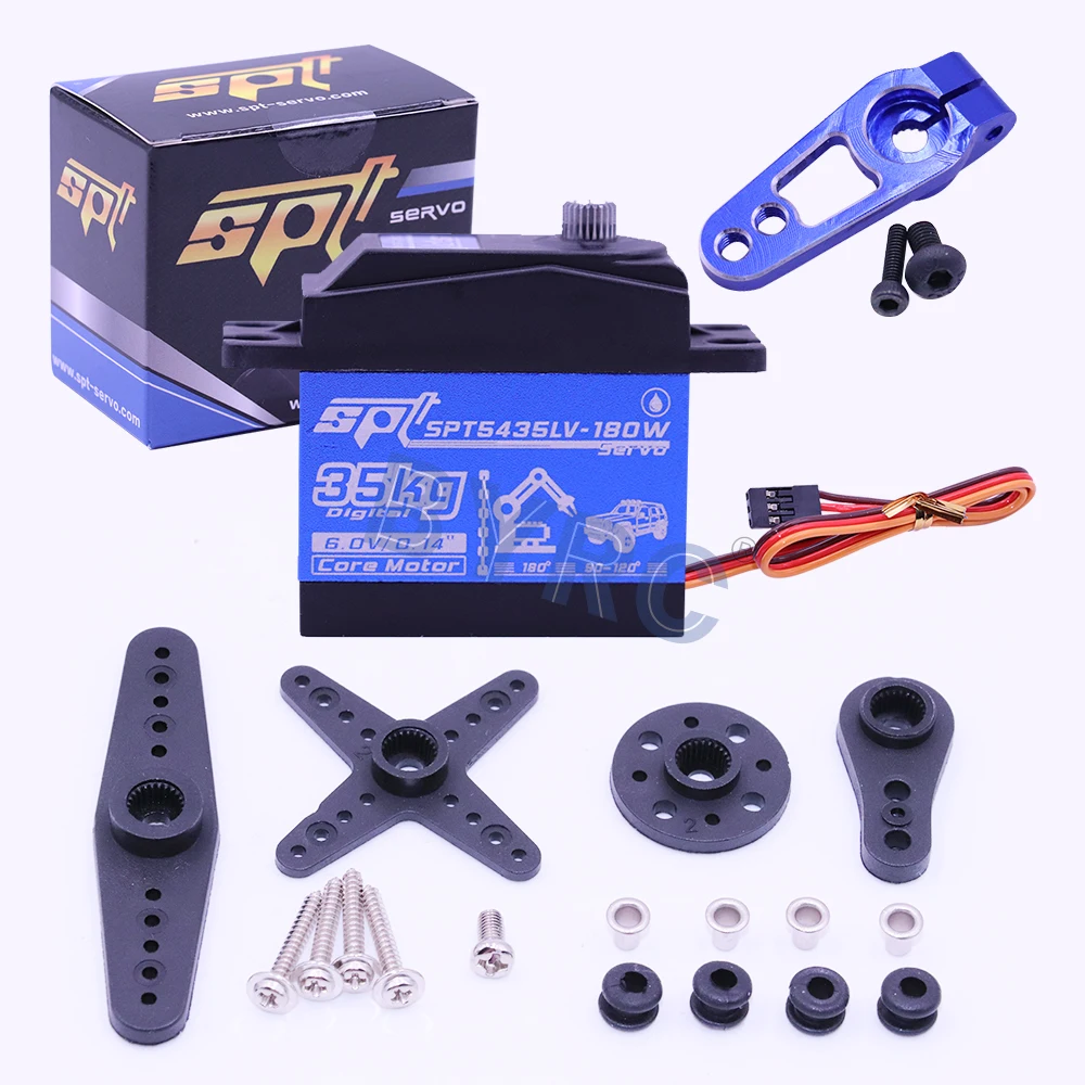 1/8 1/10  RC ڵ  , SPT 5435LV 180W Ʈ  PRO  Ż  baja, 35KG, 6V  , 1 X