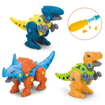 

Disassembly Jurassic Dinosaur Toys Educational DIY Screwing Building Blocks for Preschool Kids Birthday Christmas Gift