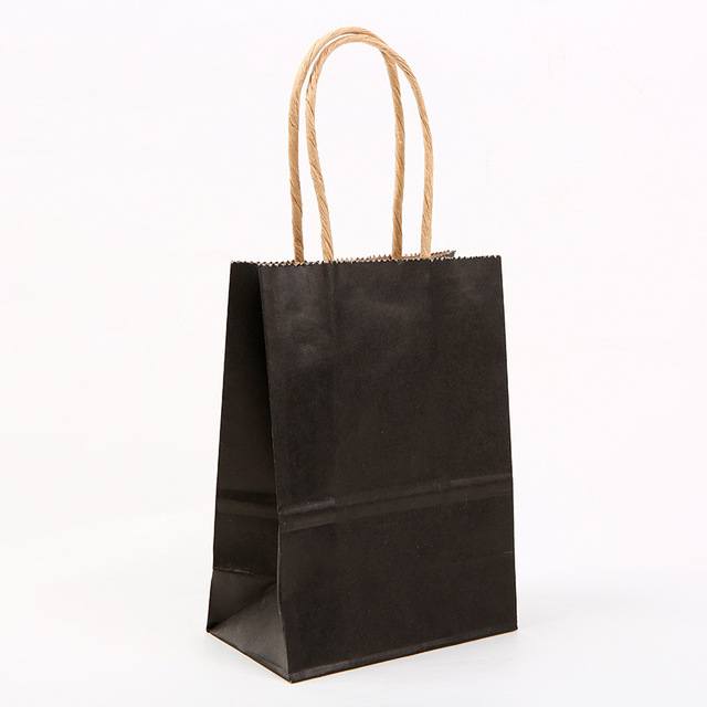 Small Gift Bag Baking Bag Takeaway Tea Bag Shopping Clothing Bag Kraft Paper Bag Tote Bag