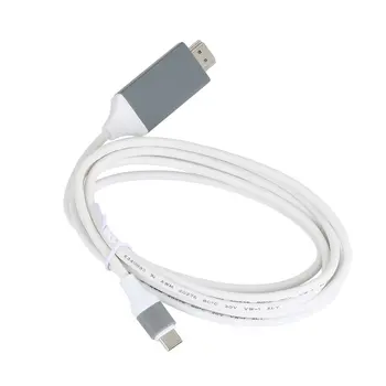 

2M Type-C to HDMI Video Audio Image Cables Support 4K 60Hz HD Signal For Laptop TV Notebook Mobile Phone Plug and Play