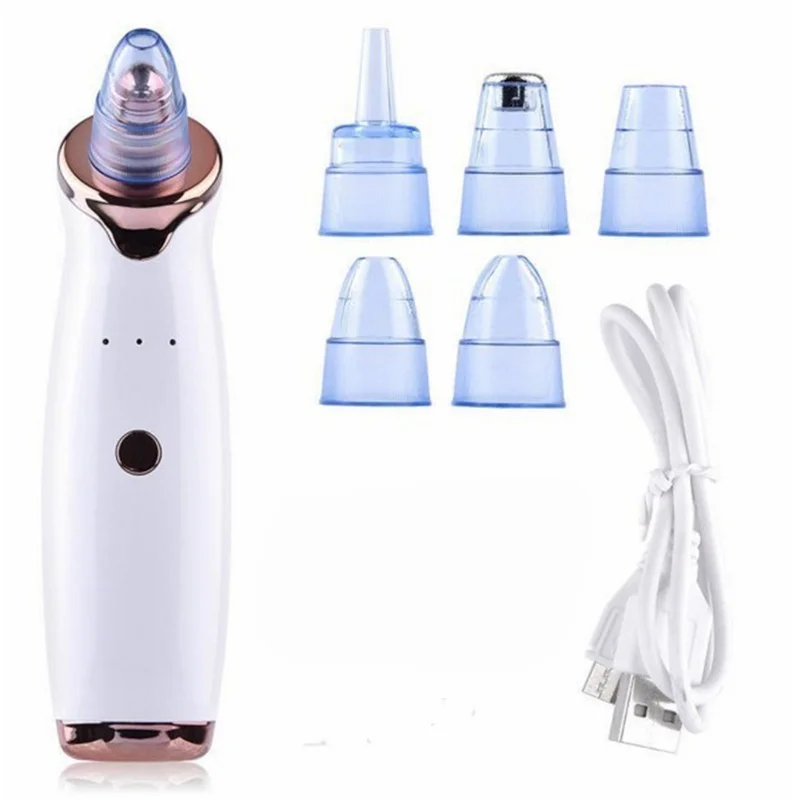 

Microdermabrasion Blackhead Remover Vacuum Suction Face Pimple Acne Comedone Extractor Facial Pores Cleaner Skin Care Tools 38
