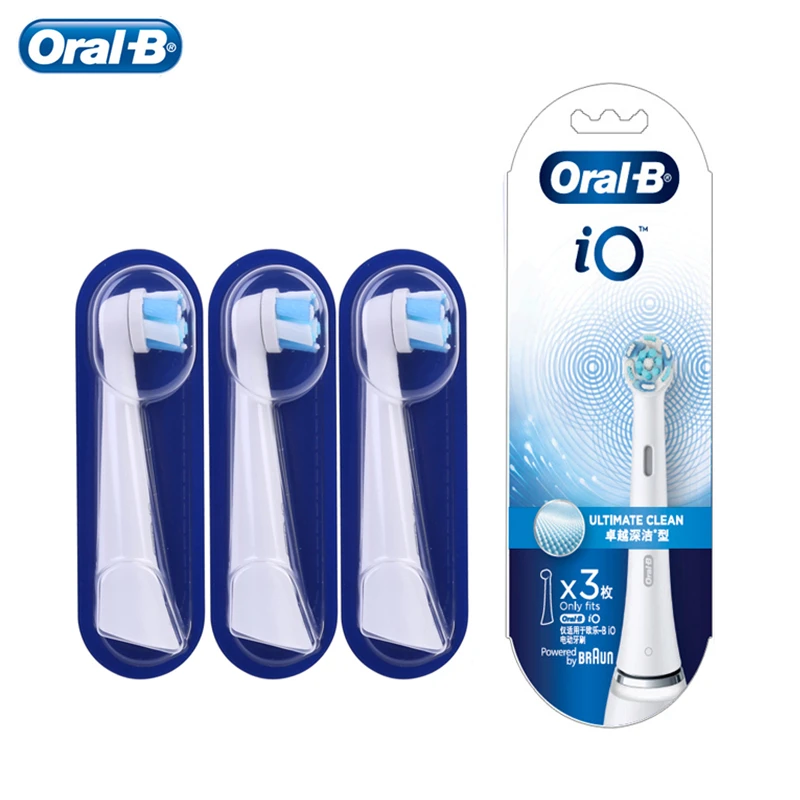 Original Oral B Replacement Brush Heads for Oral B iO Series Electric Toothbrush Gentle Care Ultimate Oral Clean Soft Bristles clean ultimate