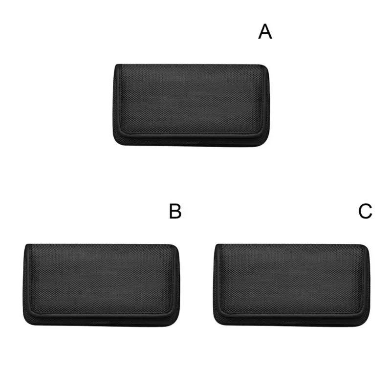 Fashion Men Horizontal Nylon Belt Loops Bum Bag Cellphone Holster Holder Carrying Case Sleeve