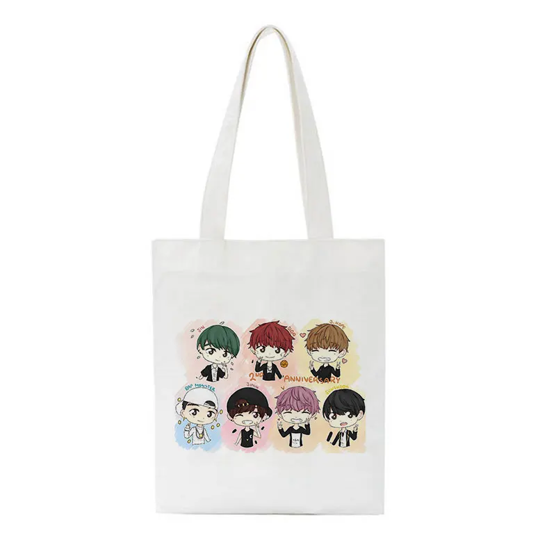 Bangtan Boys V Jin Jungkook Suga Harajuku сумка на плечо для женщин RM J hope Ulzang через мультяшная сумка|