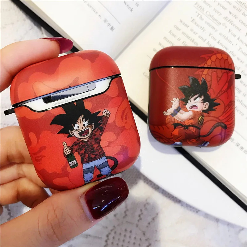 Горячие Dragon Ball Сон Гоку Дракон Мягкие силиконовые беспроводные наушники Зарядка
