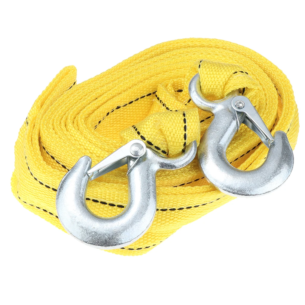 Towing Strap Tow Rope Nylon Trailer Belt 4M 5 Tons Heavy Duty Road Recovery
