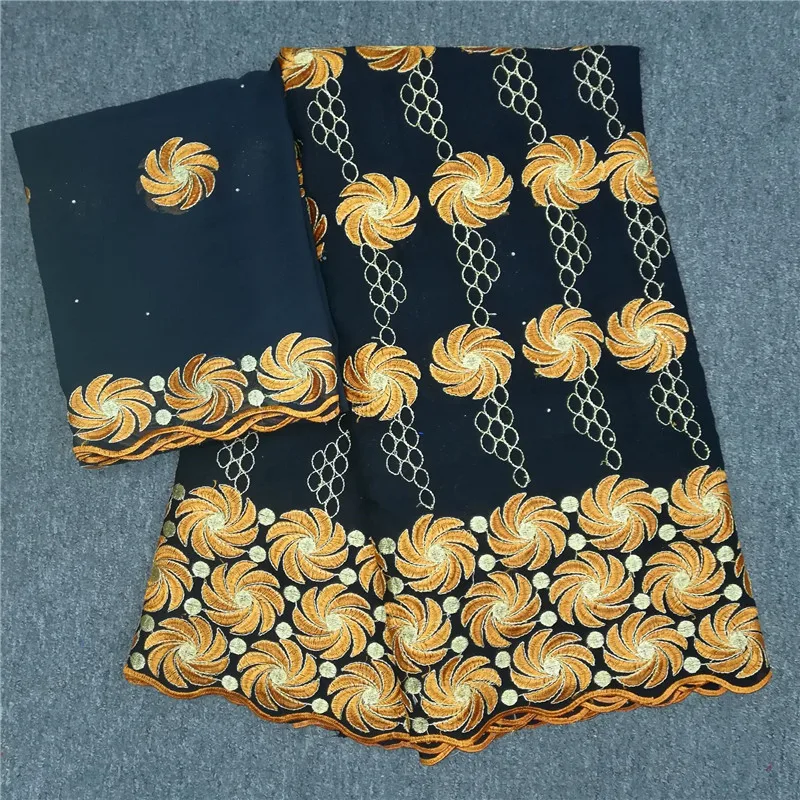 5+ 2 ярда швейцарская кружевная ткань последние с крупным бисером вышивка африканские хлопчатобумажные ткани швейцарская вуаль кружева популярный Дубай Стиль 3L085