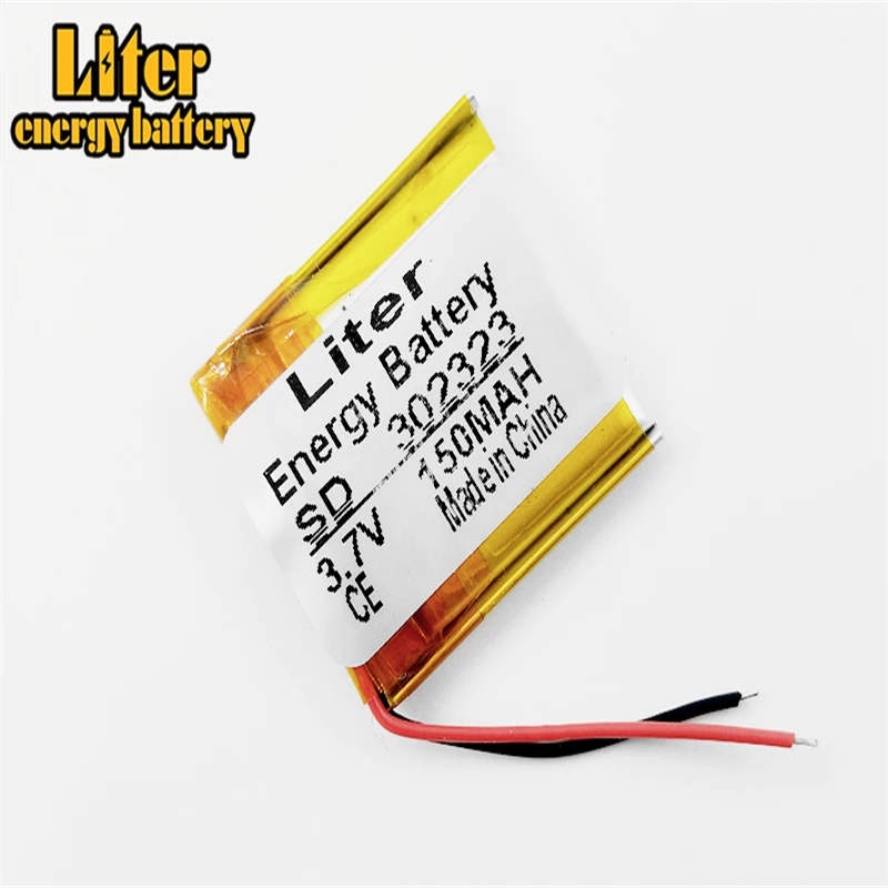3 7 V маленькая батарея с зажимом 032323 302323 150MAH BT3030 Bluetooth гарнитура батарея|headset