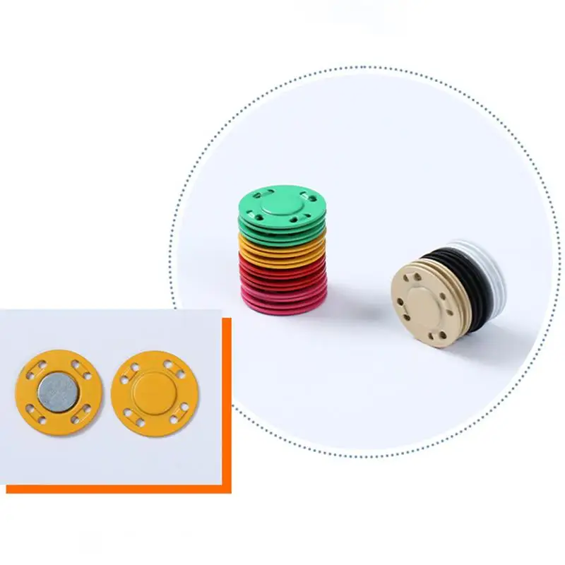 Invisible Magnet Buttons For Clothing DIY Sewing Accessories Decorative  Concealed Buckle Needlework Overcoat Cardigan Garments