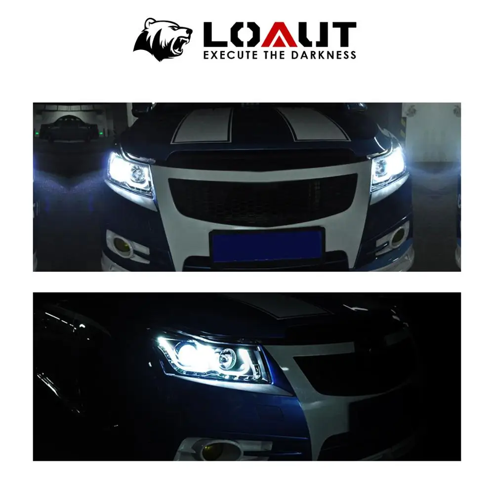Автомобильная Монтажная головная лампа для chevrolet cruze фары 2009- светодиодный фонарь DRL Объектив Двойной Луч Биксенон HID Q5 весь комплект