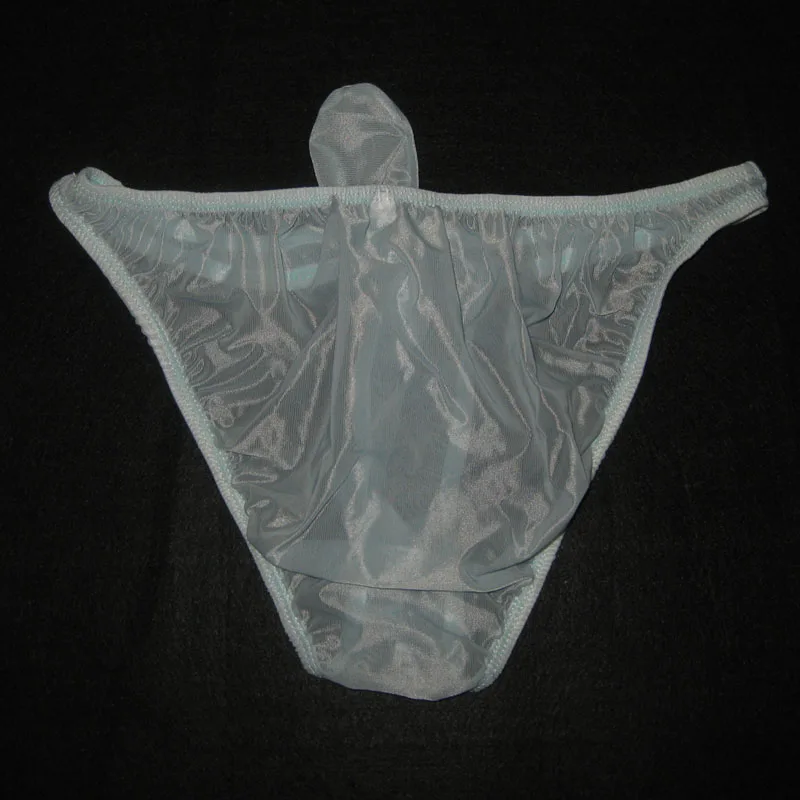 High-end Gay Men Underwear Transparent Lyca Fabric Underwear Male Cool Sexy Elephant Nose Big Pouch Briefs 4