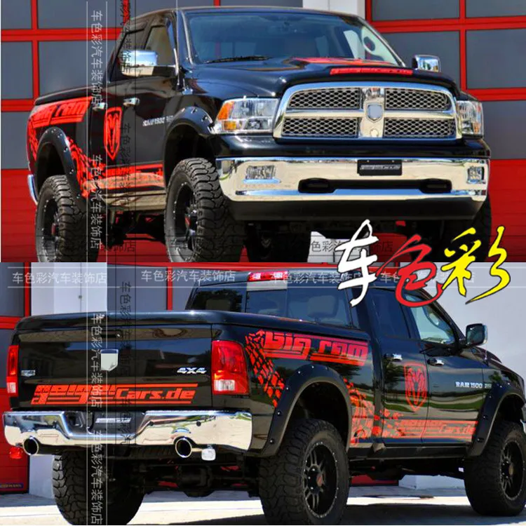 Автомобильные наклейки для Dodge ram внешний вид модификации Спорт внедорожные