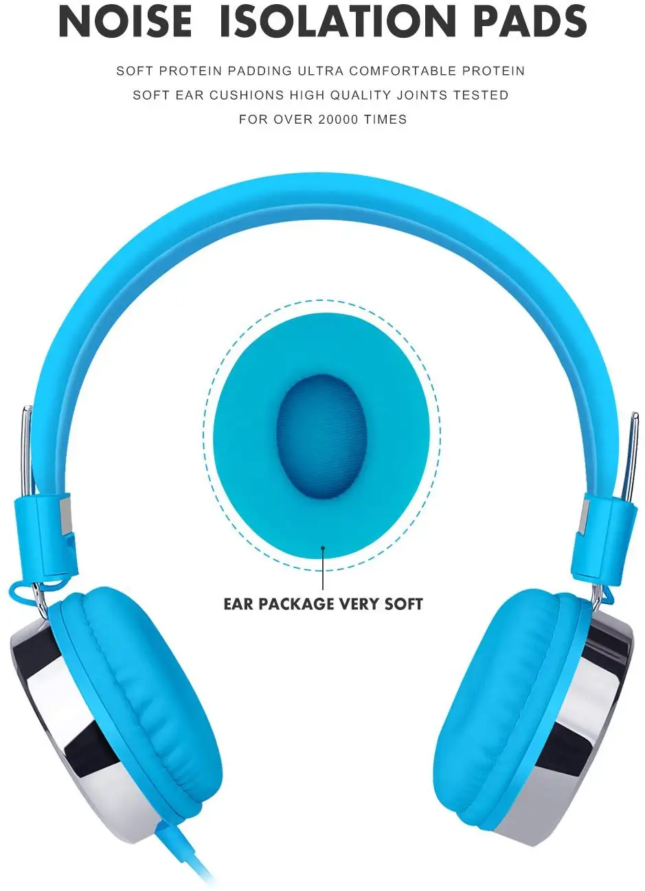 ROCKPAPA Skull On Ear детские наушники для малышей и подростков складные Регулируемые