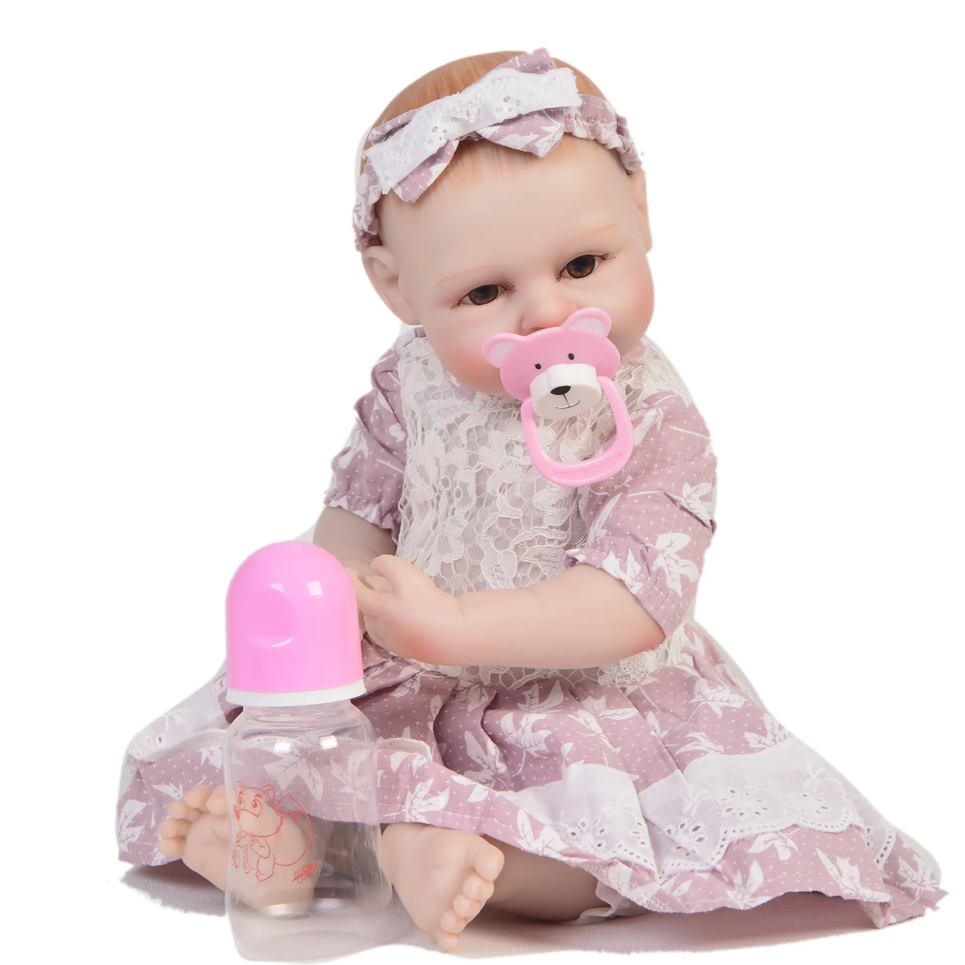 

Keiumi 17-Inch New Style Full Rubber Reborn Baby Doll-Water Model Infant