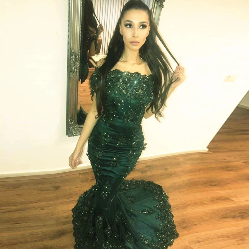 sparkling green dress