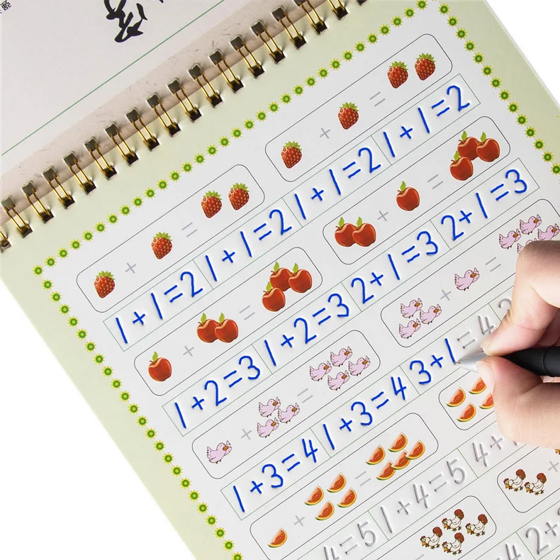 

Numerals Copybook Groove Designl Digital Number Calligraphy Copybook For Kid Children Exercises Calligraphy Practice Book libros