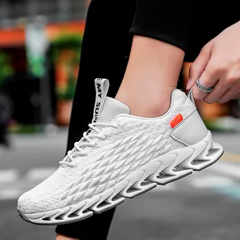 

Hot Sale male sneakers Outdoors Cushioning Running shoes Breathable lace-up Fitness sports shoes trainers joggingHombre Zapatos