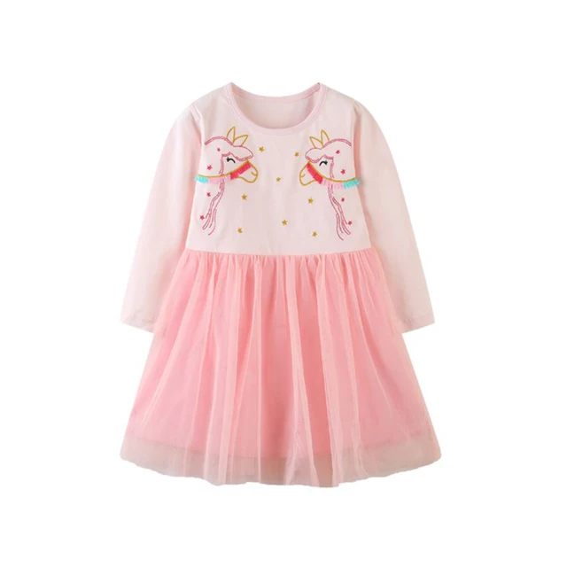 Mudkingdom Girls Unicorn Dresses Long 