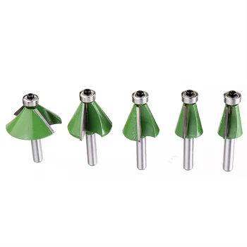 

8mm Shank Chamfering Milling Cutter Router Bit 11.25-45 Degree Milling Cutter Tool Drilling Milling for Woodworking Tools