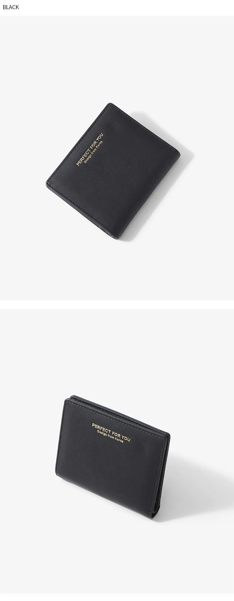 YIZHONG модный тонкий кошелек для женщин кожаный короткий Мини Женский кошелек держатель для карт кошельки и кошельки