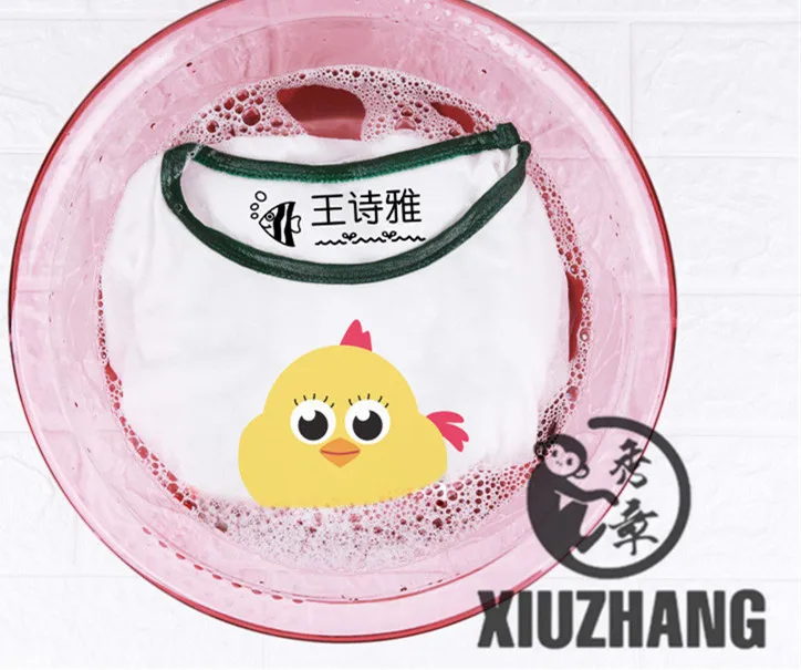 올빼미 팬더 맞춤형  이름 스탬프 DIY 어린이를위한 이름 인감 학생 의류 장 보안 이름 Stamptoy 퇴색하기 쉽지 않음