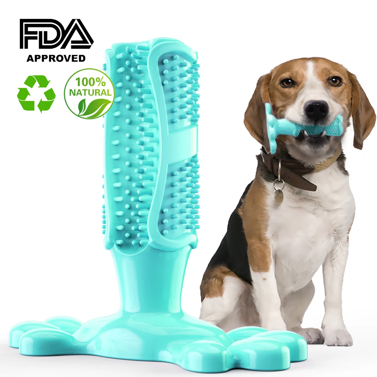 Dog Toothbrush Brushing Stick Puppy Dental Care Chew Teeth DT-001